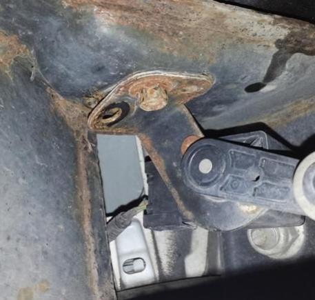 Rear sensor bracket