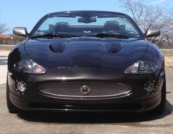 image painted arden fog light surrounds and custom vents from Mina Gallery.