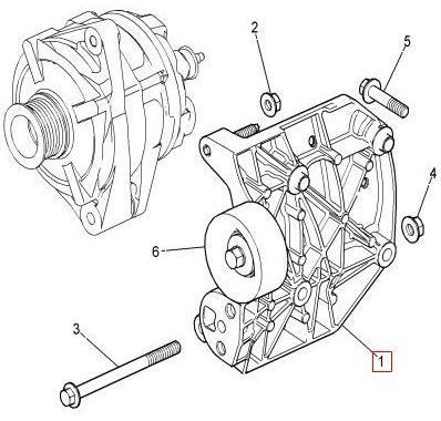 alternator mounting bracket 2