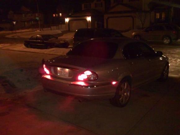 The rear reminds me of the old XK's rear