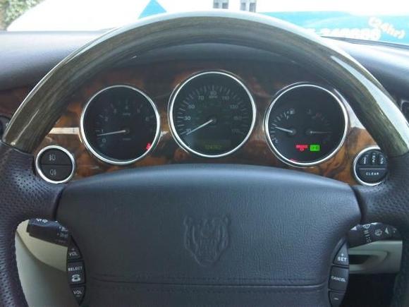 new trim showing alloy instrument rings
