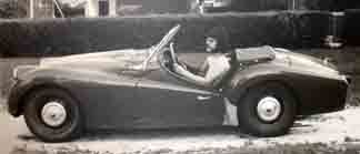 In my red 62 TR 3 sometime in the mid70's - bought it from a HS kid, got it running reliably, then sold it - oops!