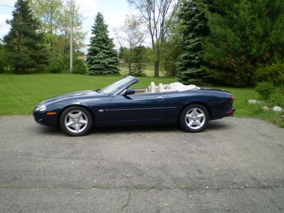 1998 Sapphire Blue Convertible XK8