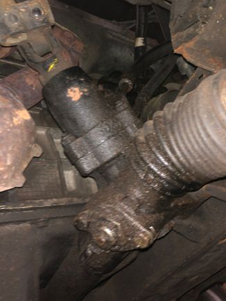 Here is a picture of the steering rack- 
