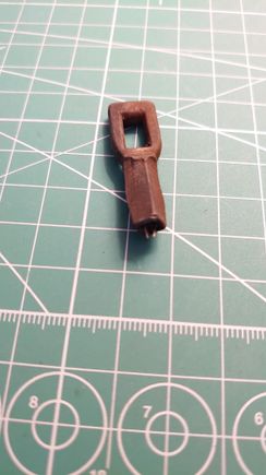 Snapped off end that hooks onto small Brembo parkbrake caliper.