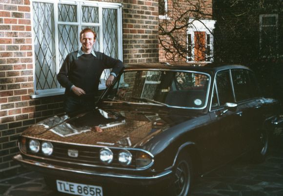 Me and my 4th Triumph (a 1977 2500 S) in about 1982