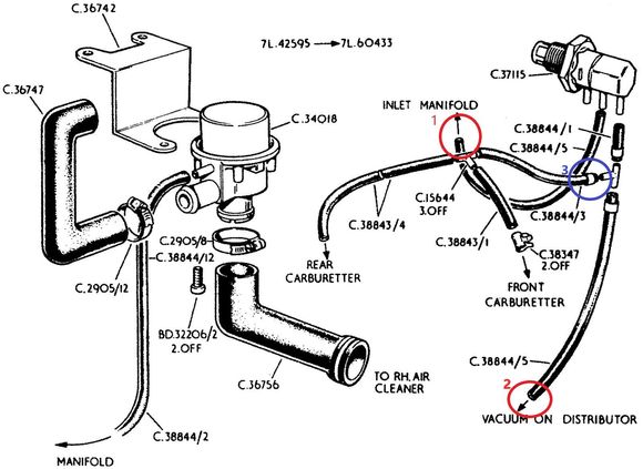 Connect line 1 to line 2,  plug line 3