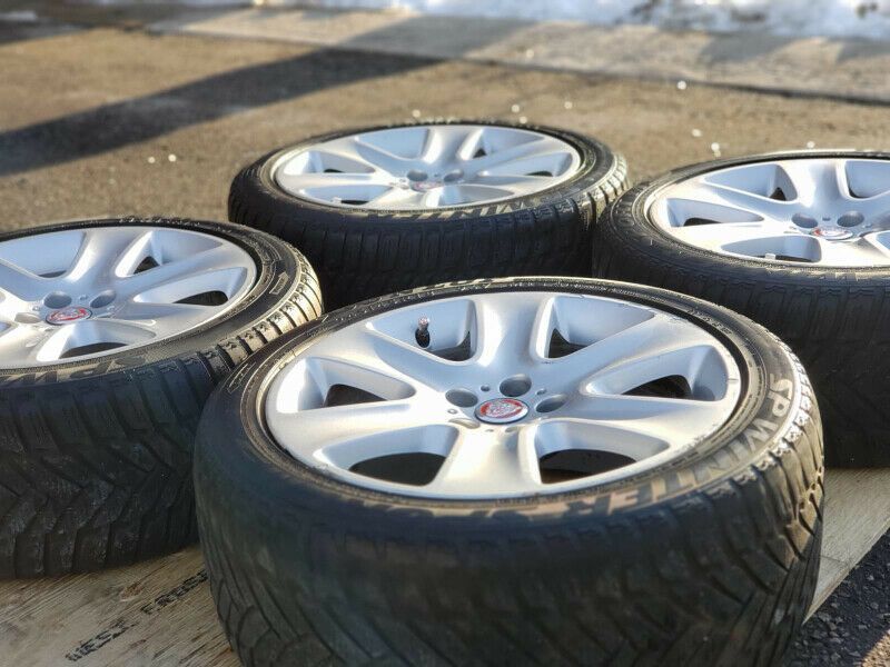 Wheels and Tires/Axles - OEM Jaguar "Cygnus" 18 Inch Rims - W/ Tires & TPMS Sensors - Used - All Years Jaguar All Models - Toronto, ON L7A0T7, Canada