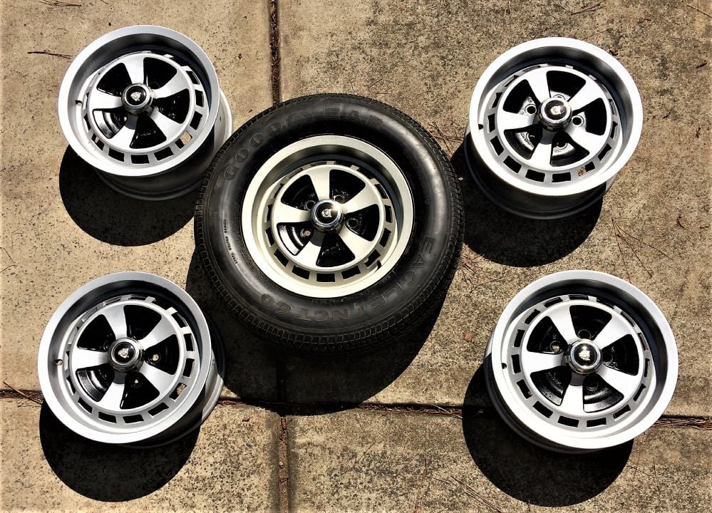 Wheels and Tires/Axles - Set of 5 Refurbished Kent Wheels - Used - All Years Jaguar All Models - Pittsboro, NC 27312, United States