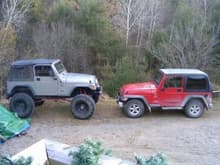 My Two 2000 Jeep TJ's