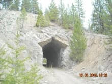 Outside Princeton, a pretty neat train tunnel along the Kettle Valley Railroad
