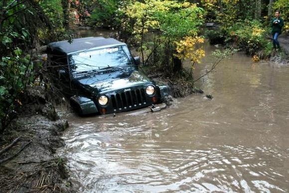 long water and cut a tire