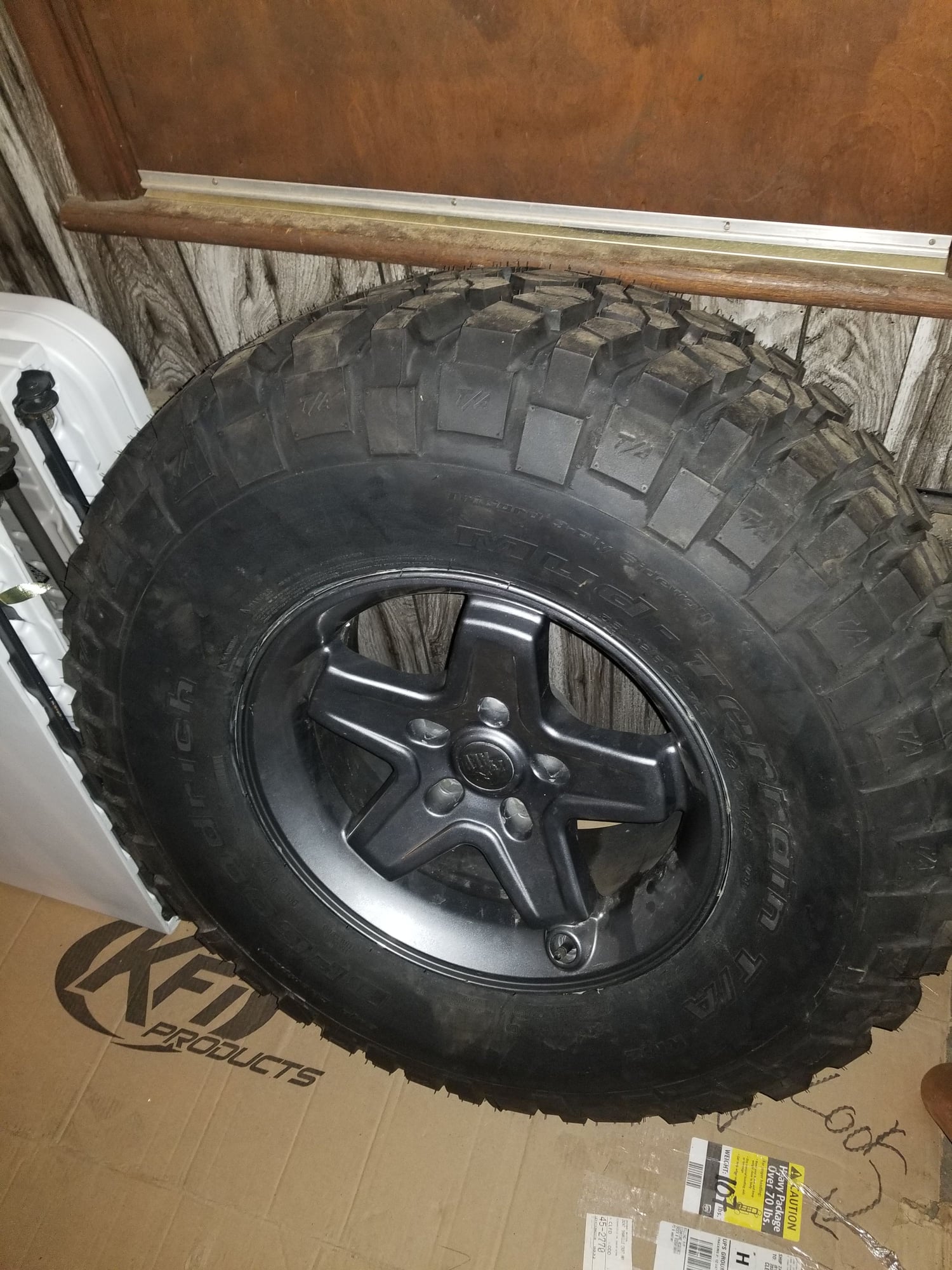 Wheels and Tires/Axles - AEV Pintler W/ 35 X 12.50 17 BFG KM2(PA) - Used - Clearfield, PA 16830, United States