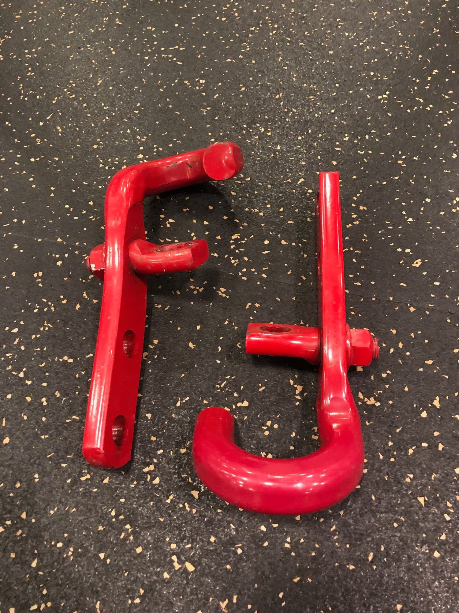 Accessories - JK Red Rear Tow Hooks Hard Rock 10th Anniversary 10A OEM MOPAR - Used - 2007 to 2018 Jeep Wrangler - Firestone, CO 80504, United States