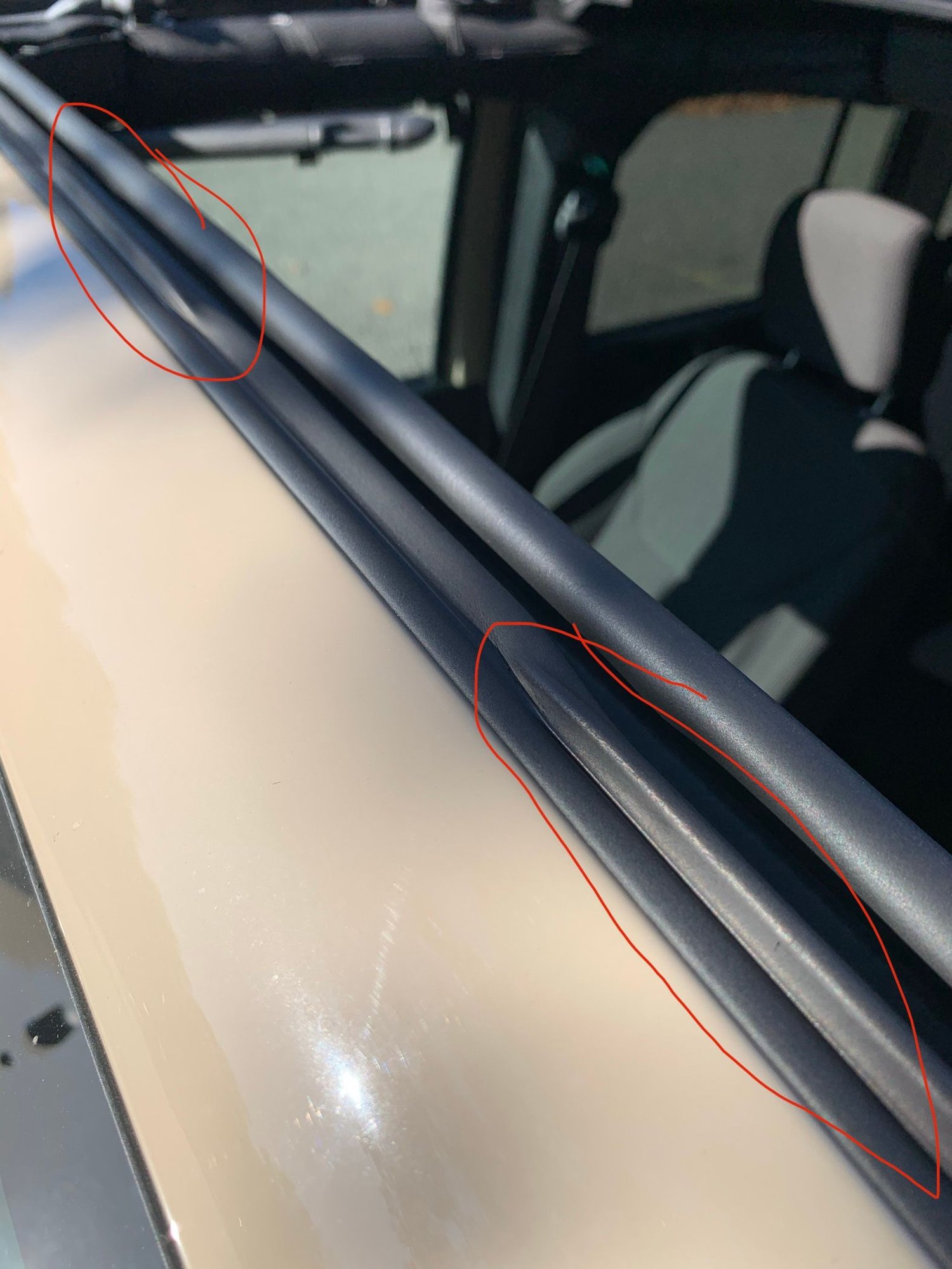 JK Window/Header Seal, is this the right seal? The top