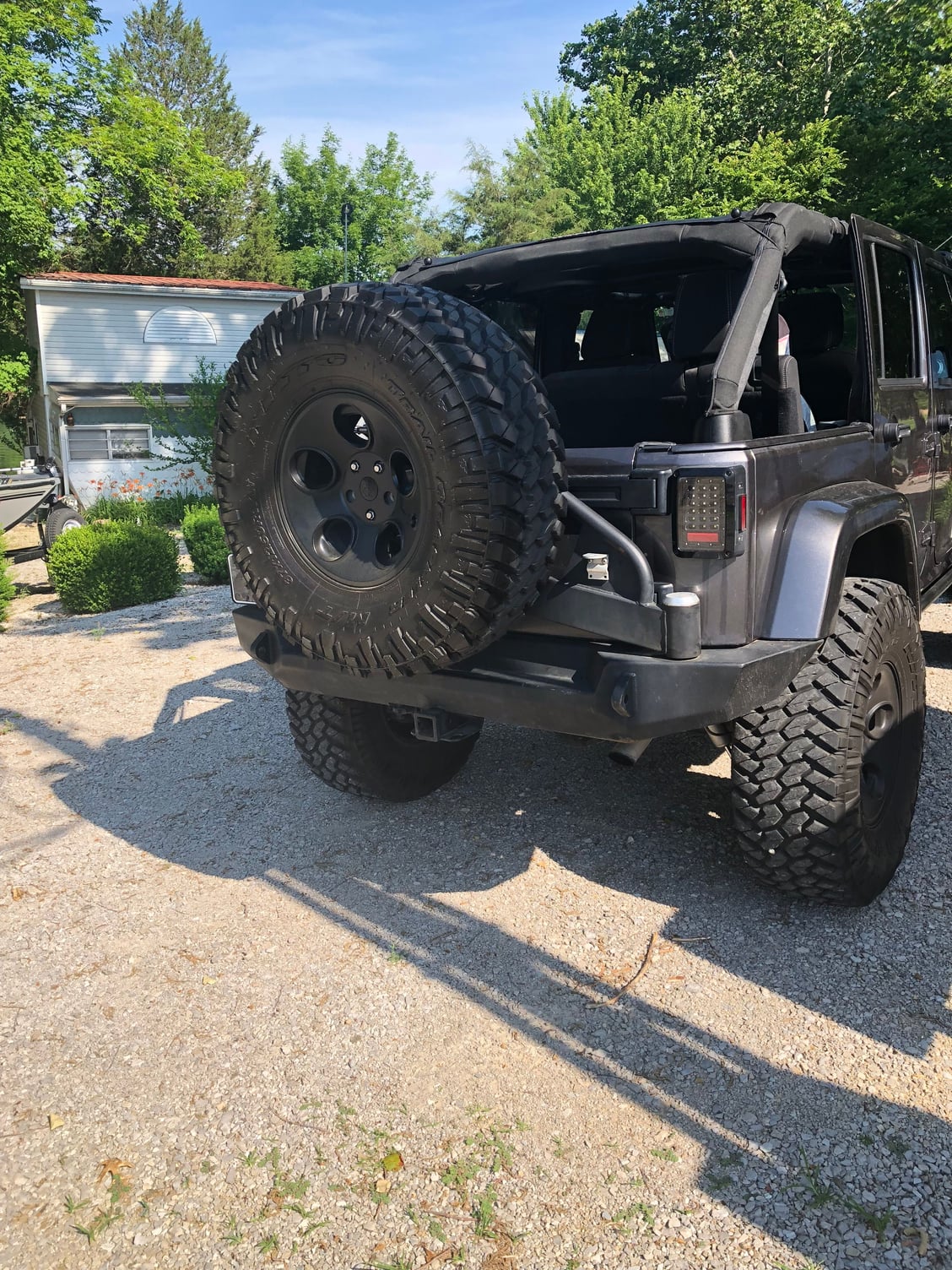 Exterior Body Parts - Expedition One Rear Bumper with Tire Carrier--$1000 OBO in KY - Used - 2007 to 2018 Jeep Wrangler - Louisville, KY 40245, United States