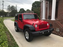 My first Jeep and I’m in love! Added RAXIOM halogen with halo lights, mopar grab handles, mopar running boards, interior insulation panels and tail light covers... just getting started