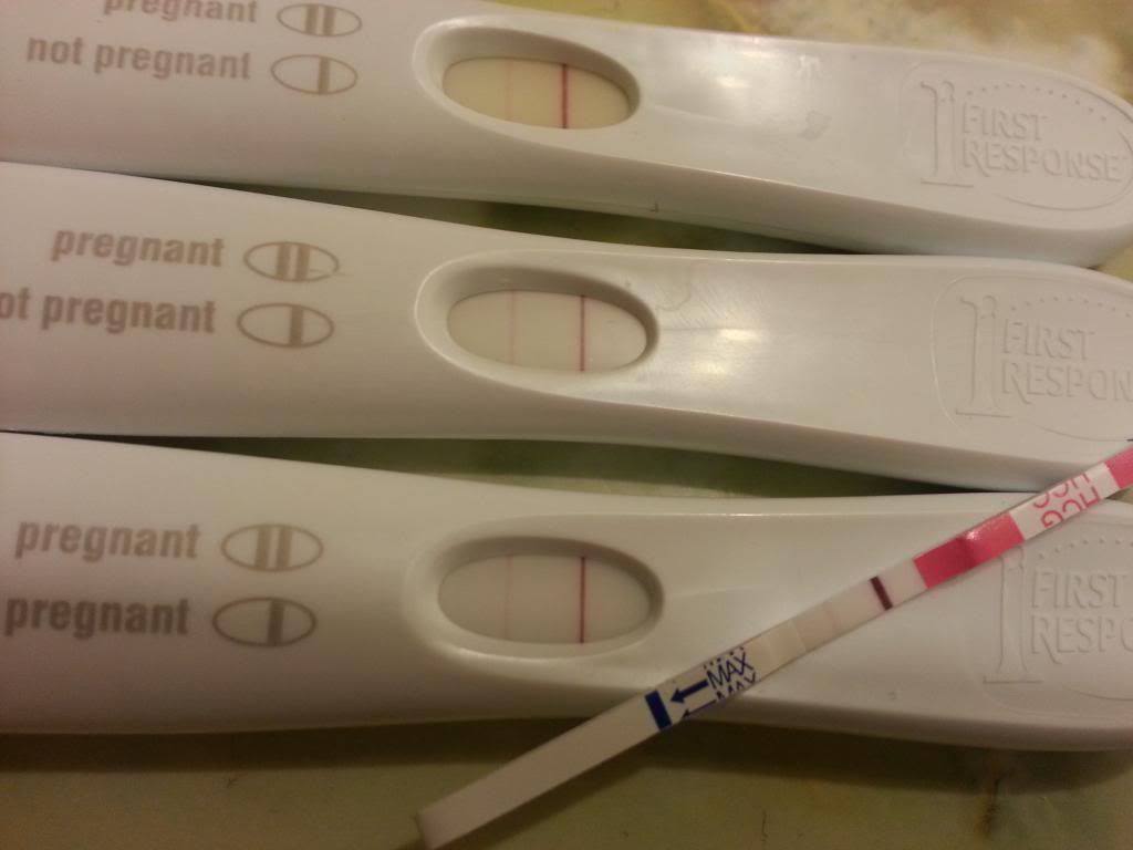 pregnancy getting strip test not darker post *14dpo getting bfp's, #16 not but darker? Update