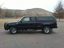 Truck also came with a matching black topper.