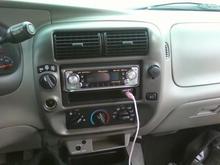 Came with a Pioneer head unit.  Guy through in the stock cd player as well.