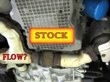 Stock Exhaust That was Removed due to poor flow