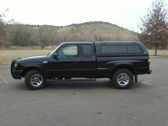 Truck also came with a matching black topper.