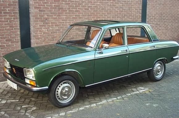 Peugeot 304. (not my actual car, picture found on the net)
 My second and 3rd cars were Peugeot 304. They were very modern cars:FWD, transverse inline 4 OHC with rockers. 4 speed shifter on the tree. Fully independent suspension with struts on all corners.