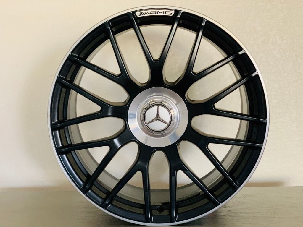 Wheels and Tires/Axles - 19 INCH FORGED OEM BLACK AMG CROSS SPOKE STAGGERED WHEELS RIMS - Used - 2015 to 2017 Mercedes-Benz CLS63 AMG S - Phoenix, AZ 85034, United States