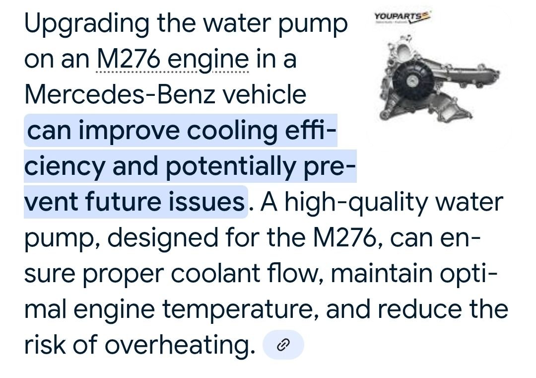 cooling pump upgrade... way to go!! 👍