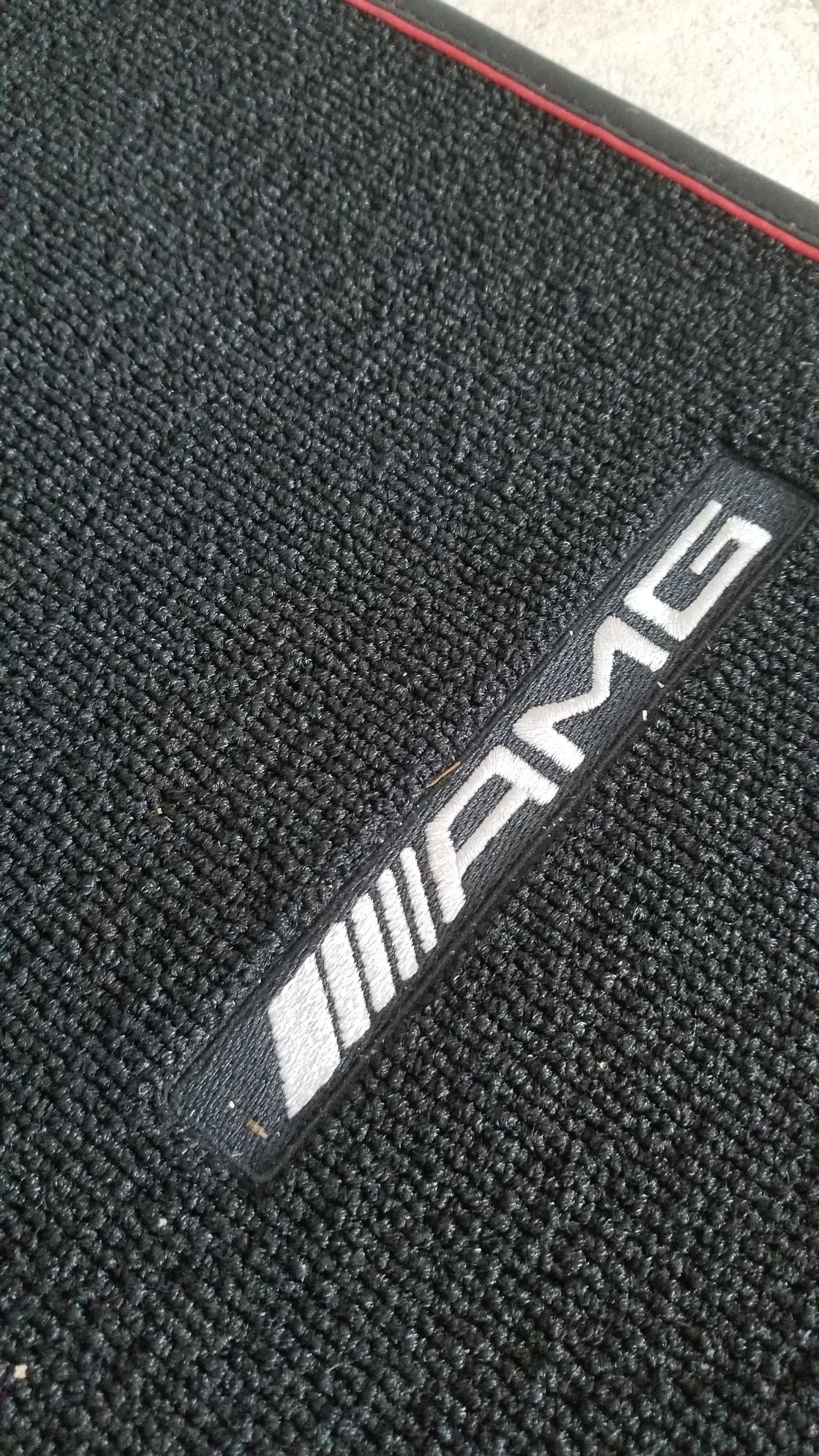 Interior/Upholstery - OEM W205 AMG Carpet Mats with Red Stitching - New - 2009 to 2019 Mercedes-Benz All Models - Old Bridge, NJ 08857, United States