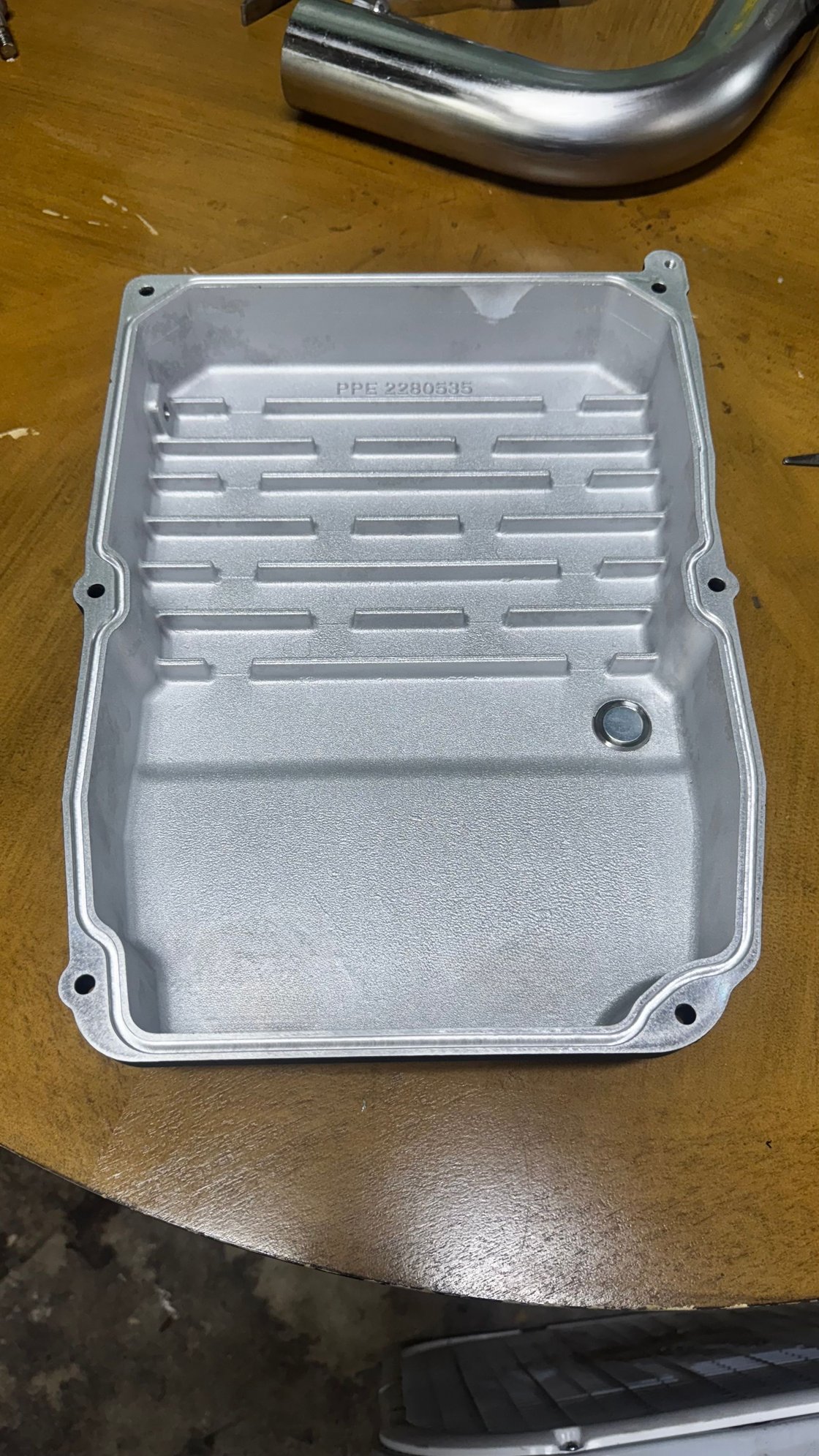 Inside of new PPE pan