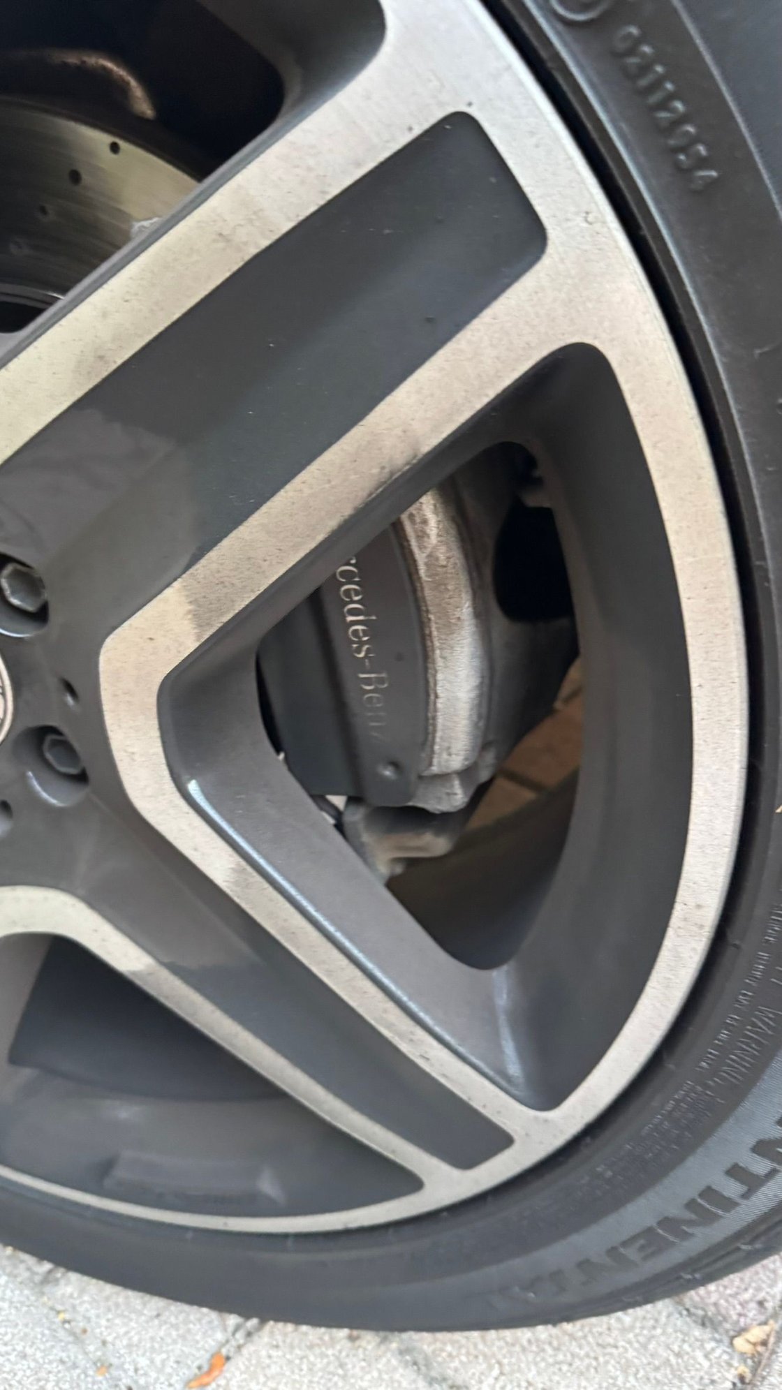 Left Front Wheel with clip in place.