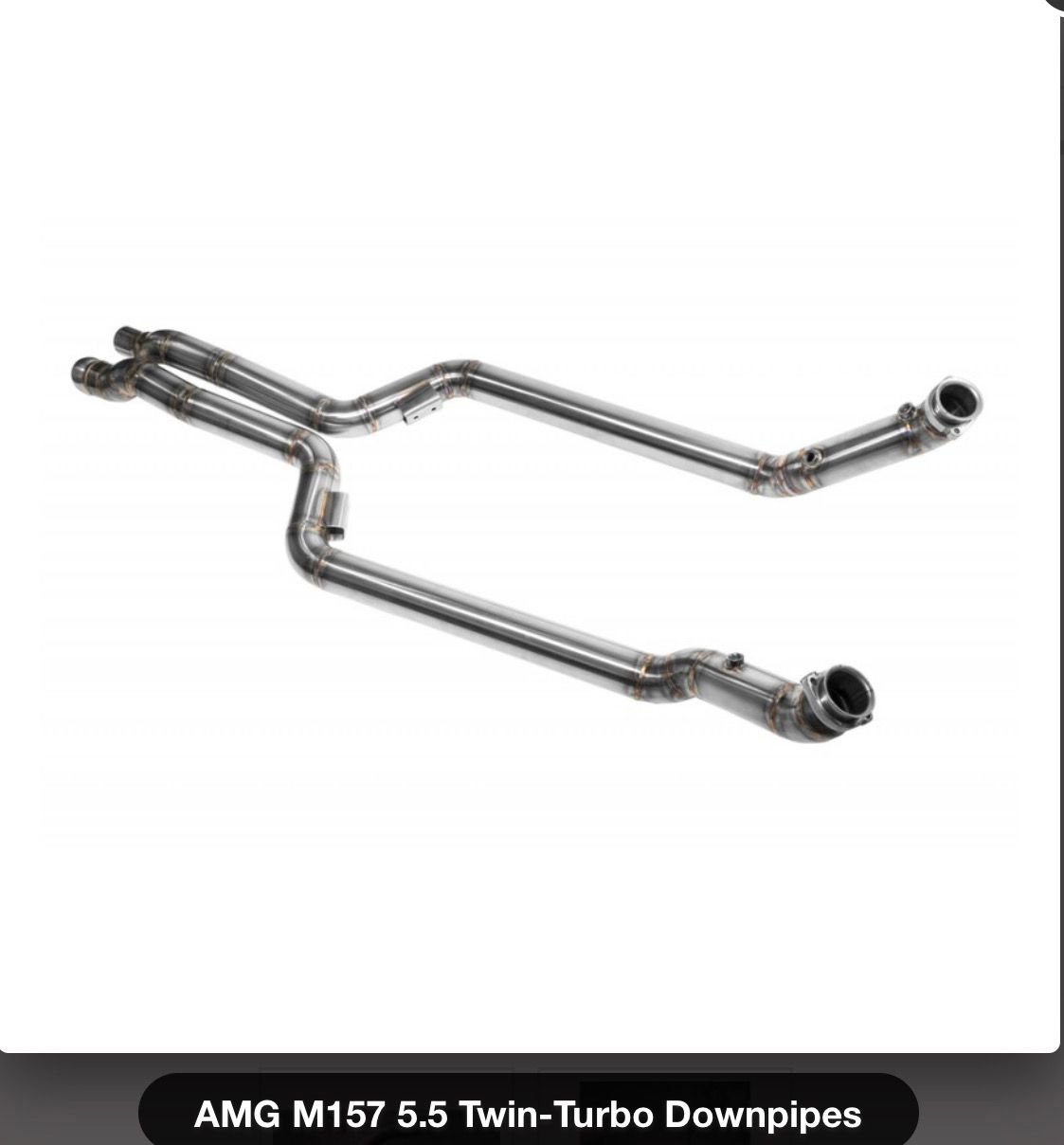 Engine - Exhaust - New!!! Redstar catless downpipes W212/C218 RWD - Used - 2012 to 2013 Mercedes-Benz E63 AMG - 2012 to 2013 Mercedes-Benz CLS63 AMG - Katy, TX 77450, United States