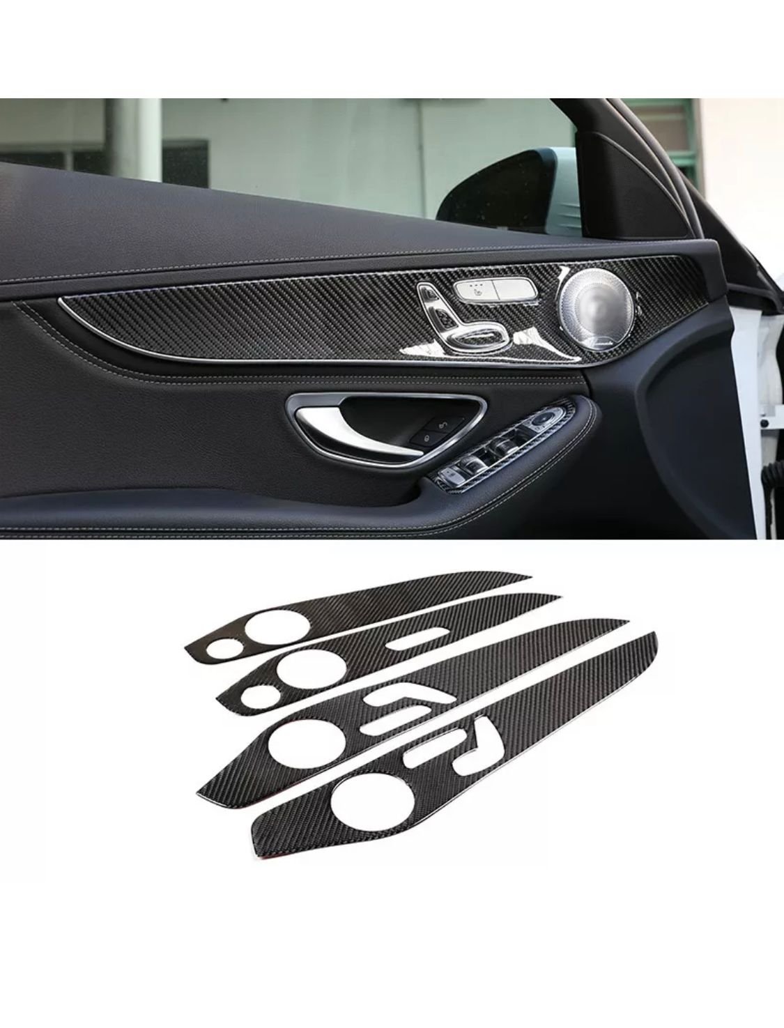 Accessories - Carbon Fiber Door trim C300/GLC - New - 2015 to 2020 Mercedes-Benz GLC300 - Overland Park, KS 66204, United States