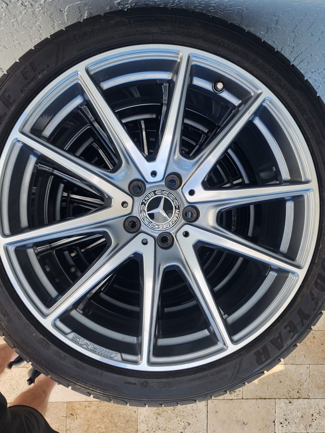 Wheels and Tires/Axles - OEM Mercedes W222 S-Class 20" AMG 5-Spoke Staggered Wheels & Tires - South Florida - Used - -1 to 2027  All Models - Hollywood, FL 33027, United States