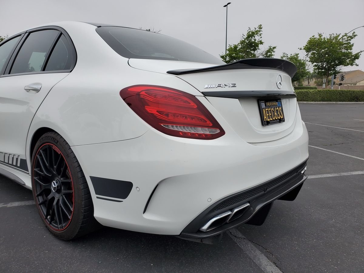 2015 Mercedes-Benz C63 AMG S - 2015 Mercedes White C63 AMG S Edition One 19K Miles Dinan Tuned 609HP 656 TQ - Used - VIN 55SWF8HB2FU076910 - 19,688 Miles - 8 cyl - 2WD - Automatic - Sedan - White - Corona, CA 92880, United States