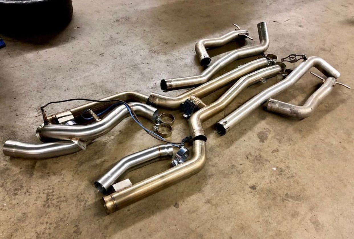 Engine - Exhaust - AWE track edition exhaust for W205 C63 coupes. - Used - 2017 to 2020 Mercedes-Benz C63 AMG S - Chicago, IL 60139, United States
