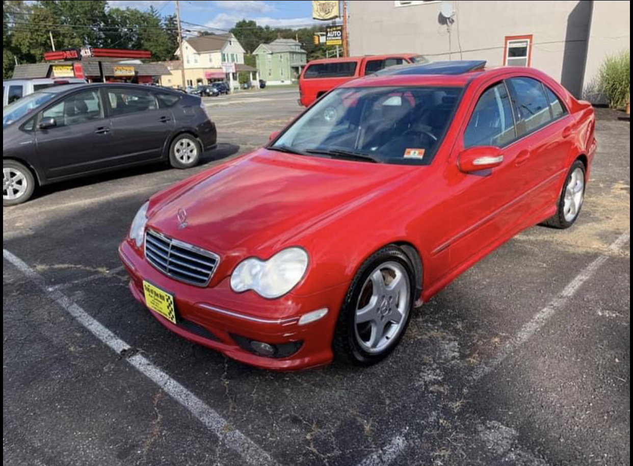 Mercedes-Benz W203 C55 AMG Mars Red  Mercedes benz, Mercedes benz c230,  Benz