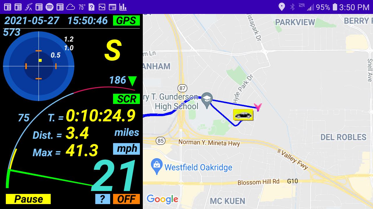 Miscellaneous - GPS-based trip/track (0-60 & 0-1/4 mile tester) computer app (android) - New - All Years Any Make All Models - San Jose, CA 95136, United States