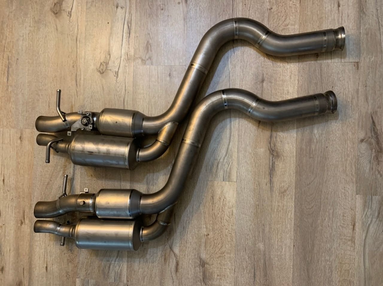 Engine - Exhaust - Titanium catback Exhaust for w205 C63/c63s coupe pickup in Los Angeles - Used - 2016 to 2020 Mercedes-Benz C63 AMG S - Long Beach, CA 90808, United States