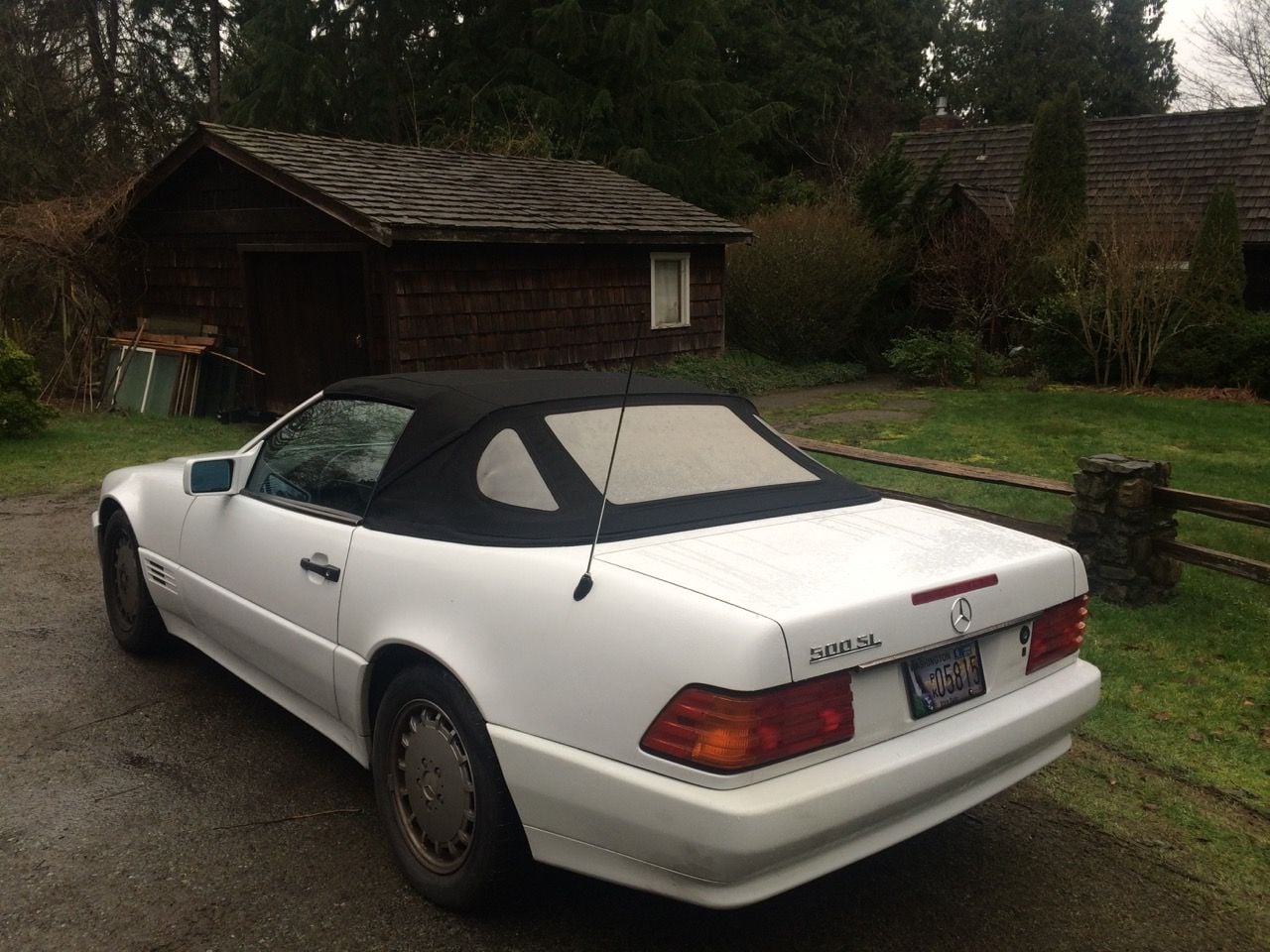1992 Mercedes-Benz 500SL - Rare - German Built - 1992 Classic Mercedes 500 SL Roadster Convertible - Used - VIN WDBFA66E5NF039778 - 2WD - Automatic - Convertible - White - Langley, WA 98260, United States