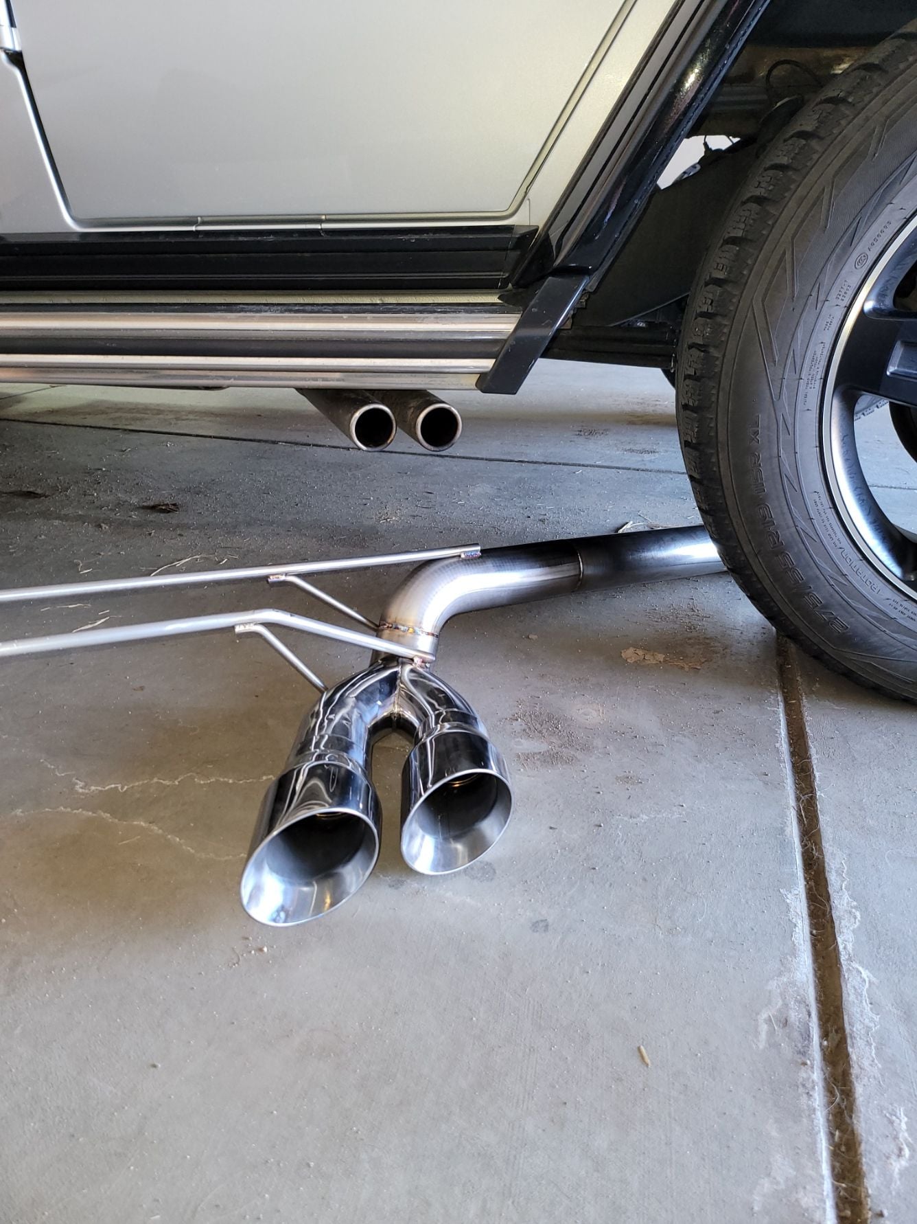 Engine - Exhaust - eurowise catback exhaust.  straight pipes. - Used - All Years Mercedes-Benz G-Class - Denver, CO 80202, United States
