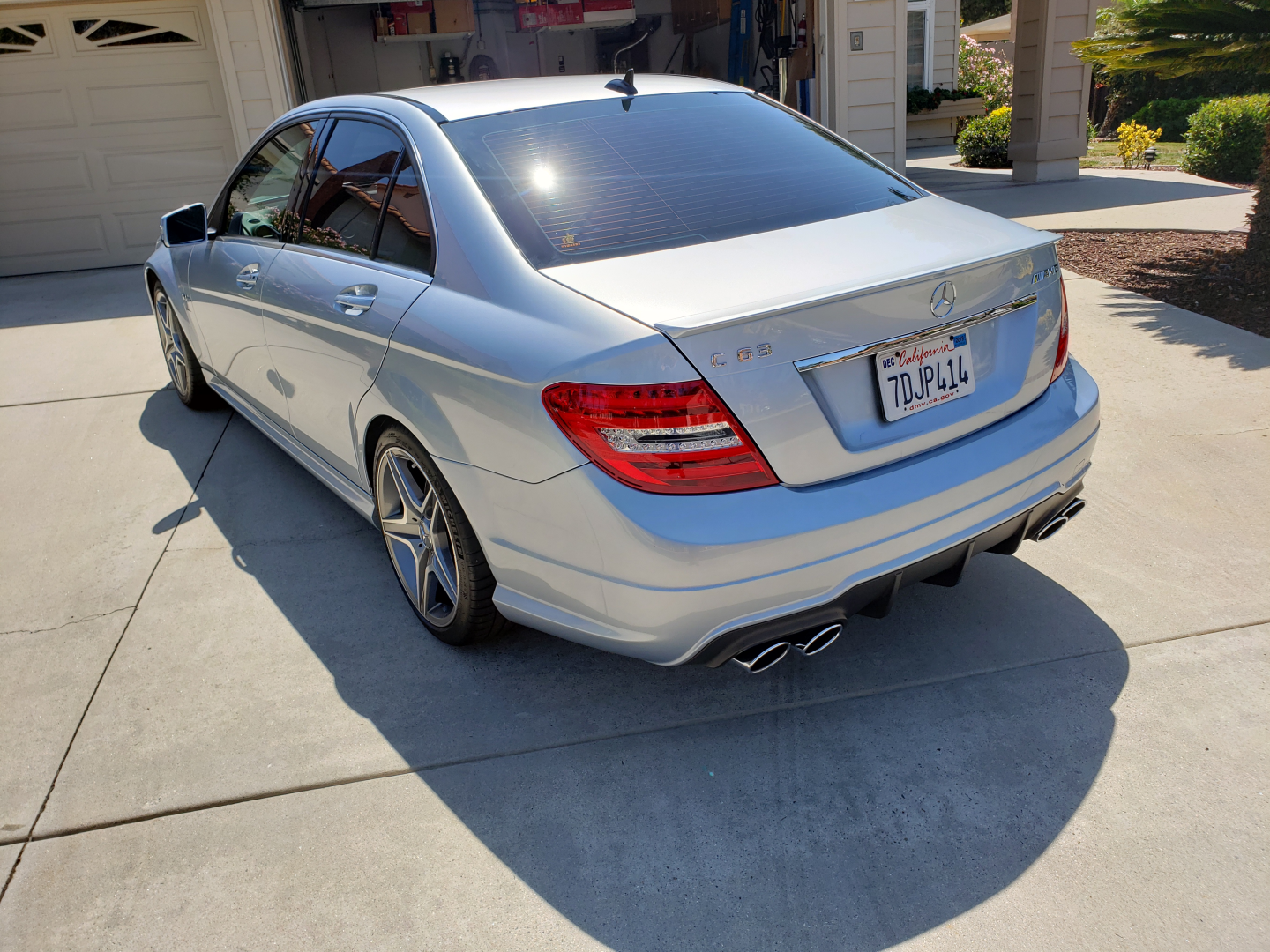 2014 Mercedes-Benz C63 AMG - 2014 C63 AMG Seda - Used - VIN WDDGF7HB7EA889706 - 41,000 Miles - 8 cyl - 2WD - Automatic - Sedan - Silver - San Diego, CA 92064, United States