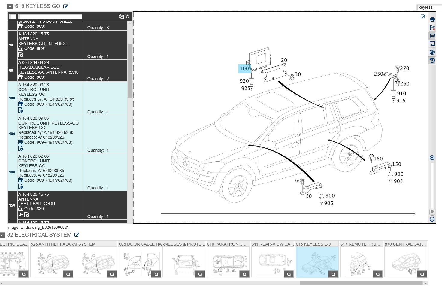Where is the keyless go module located Forums
