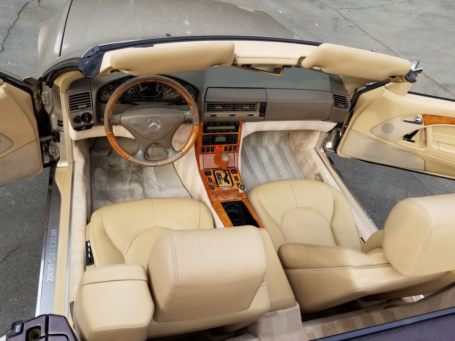 2000 Mercedes-Benz SL600 - 2000 Mercedes Benz SL600 V12 Convertible - Used - VIN WDBFA76F5YF192115 - 94,200 Miles - 12 cyl - 2WD - Automatic - Convertible - Gold - San Dimas, CA 91773, United States