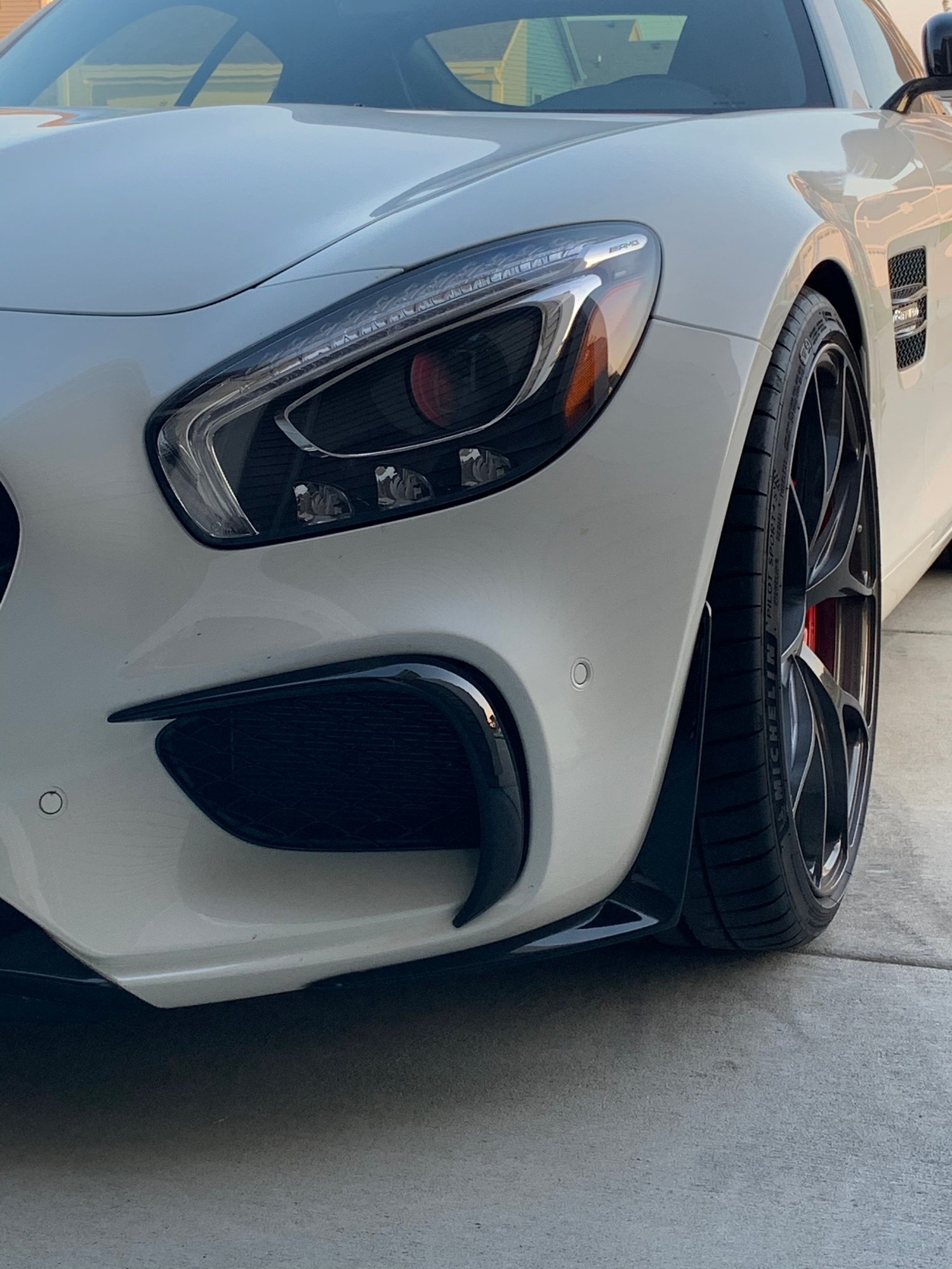 Exterior Body Parts - AMG GT platform Edition 1 canards and Prior Design front frame inserts - Used - 2015 to 2016 Mercedes-Benz AMG GT S - Milwaukee, WI 53149, United States