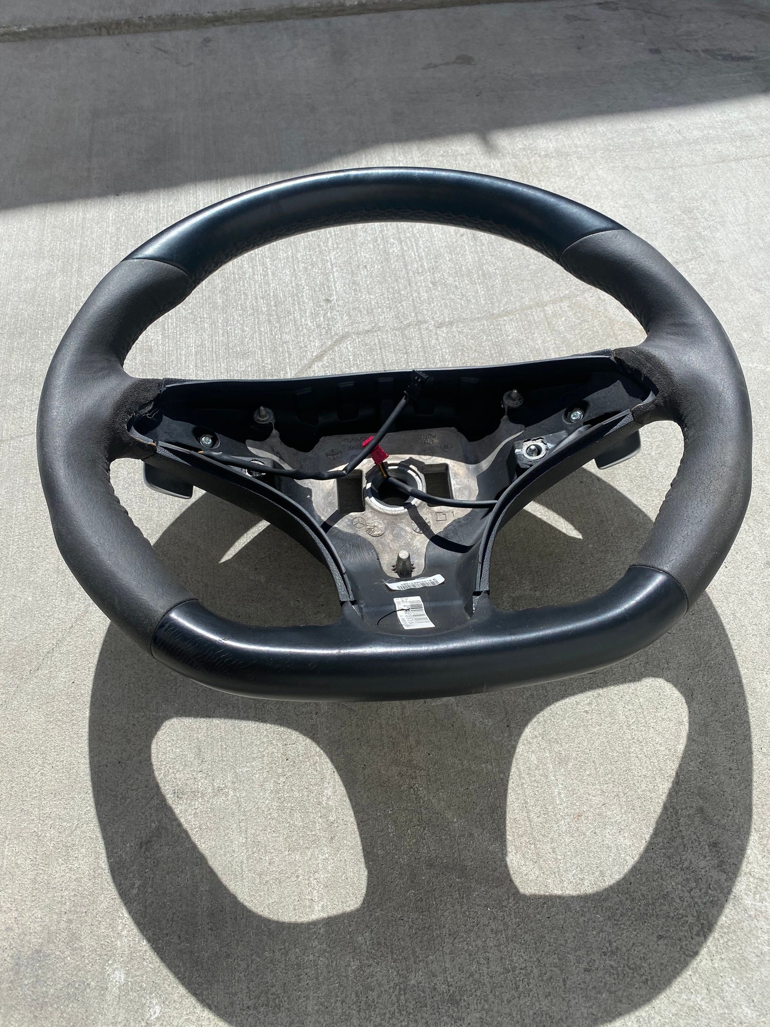 Interior/Upholstery - C63 W204 P30 Alcantera Steering Wheel - Used - 2008 to 2011 Mercedes-Benz C63 AMG - Palm Springs, CA 92240, United States