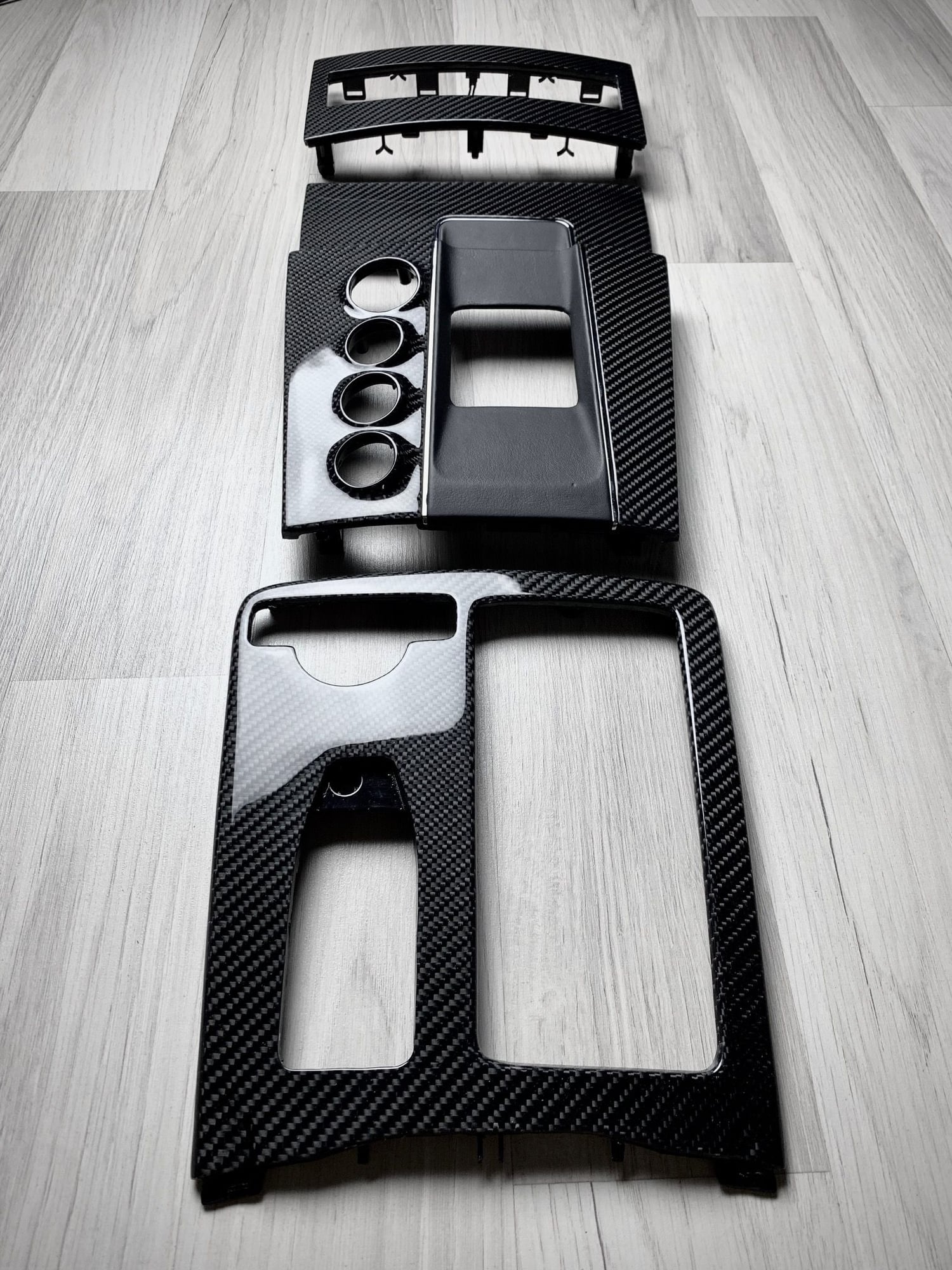 Interior/Upholstery - FS: 2010+ E63 W212 Carbon Lower Interior Trims + Carbon Cupholder trim - New - 2010 to 2016 Mercedes-Benz E63 AMG - 2010 to 2016 Mercedes-Benz E63 AMG S - Kolobrzeg, Poland