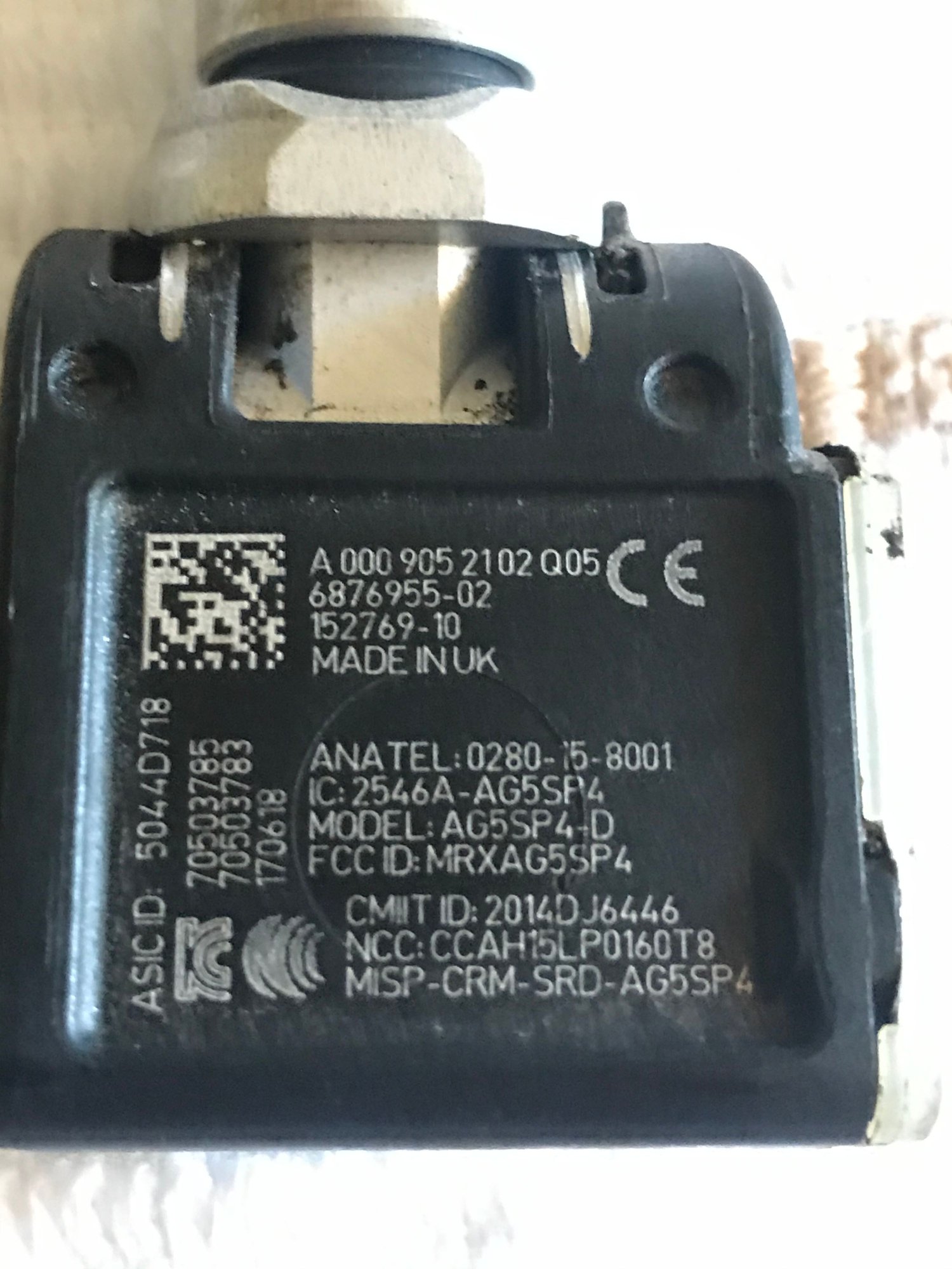 Wheels and Tires/Axles - OEM Mercedes Benz TPMS 433MHz - Used - All Years Mercedes-Benz All Models - Orange County, CA 92618, United States
