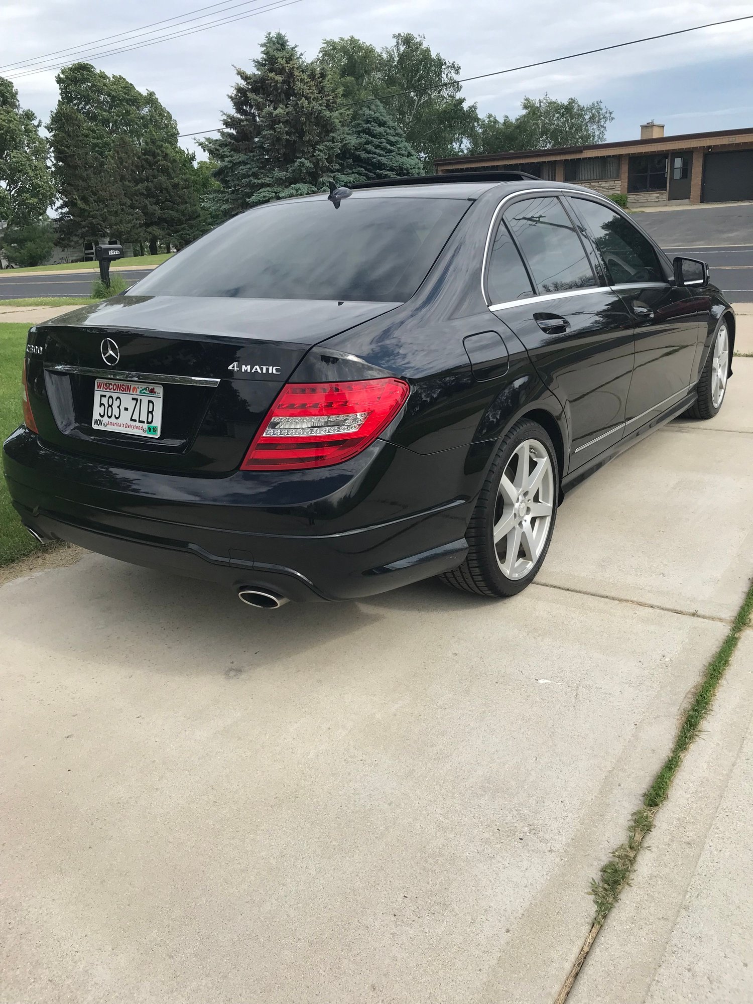 2013 Mercedes-Benz C300 - C300 4Matic loaded with AMG options - Used - VIN C300 4Matic - 6 cyl - AWD - Automatic - Sedan - Black - Madison, WI 53597, United States